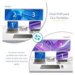 Docking Station KVM USB-C para Portátil StarTech.com, con conectividad 2 Monitores DisplayPort 4K 60Hz, 5 Puertos USB y PD 90/45W para Windows y Mac. SKU: 129UE-USBC-KVM-DOCK