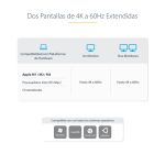 Docking Station KVM USB-C para Portátil StarTech.com, con conectividad 2 Monitores DisplayPort 4K 60Hz, 5 Puertos USB y PD 90/45W para Windows y Mac. SKU: 129UE-USBC-KVM-DOCK