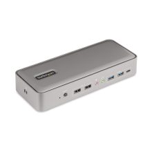 Docking Station KVM USB-C para Portátil StarTech.com, con conectividad 2 Monitores DisplayPort 4K 60Hz, 5 Puertos USB y PD 90/45W para Windows y Mac. SKU: 129UE-USBC-KVM-DOCK