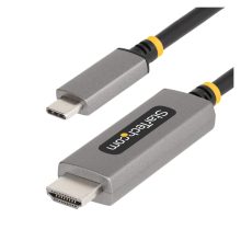 Adaptador de cable de vídeo de 3 metros StarTech USB Tipo C a HDMI tipo A, modelo 136B-USBC-HDMI213M, color gris.
