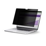 StarTech.com Filtro de Privacidad para Portátil de 14 pulgadas, compatible con MacBook Pro 21/23, filtro anti luz azul (51%), antirreflejo, reversible y magnético. SKU: 142MM-PRIVACY-SCREEN