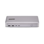StarTech.com Docking Station USB4 con USB-C de 40Gbps, doble salida HDMI hasta 4K 120Hz, hub USB y carga PD 100W. SKU: 155UE-USB4-DOCK