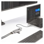 StarTech.com adaptador multipuertos USB-C con HDMI doble (4K30Hz/1080p60Hz), hub ladrón 3 USB-A y mini docking station de viajes con cable integrado de 40cm, SKU 167B-USBC-MULTIPORT.