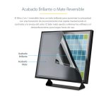 El filtro de privacidad de StarTech.com de 19 pulgadas con reducción de luz azul del 51% y ángulo de +/- 30 grados, SKU 1954-PRIVACY-SCREEN, protege su pantalla del brillo y miradas indiscretas.