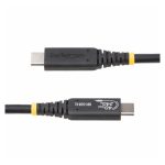 StarTech.com Cable USB4 de 1m, USB Tipo C Certificado USB-IF, soporte 40G, PD 3.1 EPR de 240W, 8K 60Hz, compatible con Thunderbolt y USB 3.2, SKU 1M-40G-USB4-CABLE