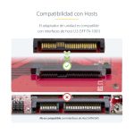 Adaptador M.2 a U.3 de StarTech para SSDs M.2 NVMe, conversor compacto y rápido, SKU 1M25-U3-M2-ADAPTER