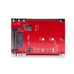 Adaptador M.2 a U.3 de StarTech para SSDs M.2 NVMe, conversor compacto y rápido, SKU 1M25-U3-M2-ADAPTER