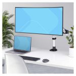 StarTech.com Soporte de Escritorio para Monitor con VESA 75x75/100x100, apto para pantallas de 27 pulgadas 16:9 y 30 pulgadas 21:9, ajuste sin herramientas, SKU 1MP1ACG-MONITOR-ARM