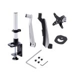 StarTech.com Soporte de Escritorio para Monitor con VESA 75x75/100x100, apto para pantallas de 27 pulgadas 16:9 y 30 pulgadas 21:9, ajuste sin herramientas, SKU 1MP1ACG-MONITOR-ARM