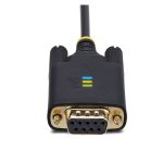 Cable de serie StarTech.com 1P3FFCNB-USB-SERIAL, longitud de 1 metro, color Negro, con conectores USB tipo A y DB-9