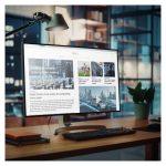 StarTech.com filtro anti luz azul de 16:10 para monitor de 24 pulgadas, reduce la fatiga visual con dos opciones de montaje, SKU 2461-ANTI-BLUE-LIGHT