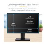 Filtro de Privacidad 16:10 para Monitor de 24 pulgadas de StarTech.com con Protector Acrílico, Ángulo de Visión de +/- 30 grados, SKU 2461A-PRIVACY-SCREEN