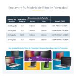 Filtro de Privacidad 16:10 para Monitor de 24 pulgadas de StarTech.com con Protector Acrílico, Ángulo de Visión de +/- 30 grados, SKU 2461A-PRIVACY-SCREEN