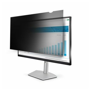 Filtro de privacidad StarTech.com modelo 2569-PRIVACY-SCREEN para monitores de 25 pulgadas sin marco, ideal para proteger datos sensibles en ambientes de oficina.