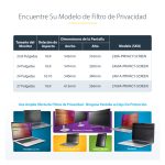 Imagen del StarTech.com filtro de privacidad para monitor de 27 pulgadas, colgante, protector acrílico de pantalla, con un ángulo de visión de +/- 30°, SKU 2769A-PRIVACY-SCREEN