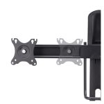 Soporte de escritorio StarTech.com para dos monitores de 27 pulgadas con capacidad de 12kg, soporte VESA 75x75 o 100x100, SKU 2MC1S-MONITOR-STAND