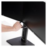 Soporte de escritorio StarTech.com para dos monitores de 27 pulgadas con capacidad de 12kg, soporte VESA 75x75 o 100x100, SKU 2MC1S-MONITOR-STAND
