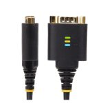 StarTech.com Cable Adaptador USB a 2 Puertos Serie de 60cm - Cable Conversor USB a Serial - Retención COM - FTDI - Protección ESD Nivel 4 - Tornillos Intercambiables - 2P1FFC-USB-SERIAL