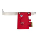 Imagen de la StarTech.com Tarjeta PCIe SATA, una tarjeta controladora PCI Express de perfil completo o bajo con dos puertos SATA de 6Gbps, modelo 2P6G-PCIE-SATA-CARD.