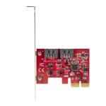 StarTech.com tarjeta PCIe SATA de 2 puertos de 6Gbps, perfil completo o bajo, adaptador PCI Express a SATA, SKU: 2P6GR-PCIE-SATA-CARD