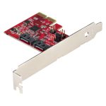 StarTech.com tarjeta PCIe SATA de 2 puertos de 6Gbps, perfil completo o bajo, adaptador PCI Express a SATA, SKU: 2P6GR-PCIE-SATA-CARD
