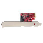 StarTech.com tarjeta PCIe SATA de 2 puertos de 6Gbps, perfil completo o bajo, adaptador PCI Express a SATA, SKU: 2P6GR-PCIE-SATA-CARD