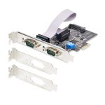 StarTech.com Tarjeta Serial PCI Express de 2 Puertos DB9 RS232/RS422/RS485, SKU 2S232422485-PC-CARD, compatible con Win/Linux y con Protección ESD Nivel 4