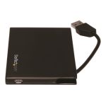 StarTech.com lector y grabador USB 3.0 para tarjetas de memoria flash SD con dos ranuras, compatible con SD 4.0 y UHS II, SKU 2SD4FCRU3