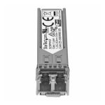 Módulo transceptor SFP de StarTech.com compatible con 3CSFP91 de HPE. Ofrece 1000BASE-SX, fibra multimodo, 1 GbE, conector LC, alcance de 550 m y longitud de onda de 850 nm. Código SKU: 3CSFP91ST.