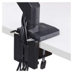 Soporte VESA de sobremesa de StarTech.com para tres monitores de 27 pulgadas, modelo 3M1A3SG-MONITOR-ARM, con montajes 75x75 y 100x100 y ajuste sin herramientas.