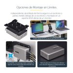 Cargador USB-C de 4 puertos StarTech.com con un puerto de 140W EPR, soporte PD 3.1 y tornillos de fijación, SKU 424DEU-USB-C-CHARGER.