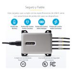 Cargador USB-C de 4 puertos StarTech.com con un puerto de 140W EPR, soporte PD 3.1 y tornillos de fijación, SKU 424DEU-USB-C-CHARGER.
