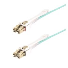 StarTech.com Cable de Fibra Óptica Multimodo LC a LC OM4 de 5m con Pestillos, 50/125µm, redes de 100G, resistente a los dobleces, low insertion loss, LSZH. SKU: 450FBLCLC5PP