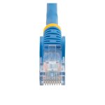 Imagen del StarTech.com Cable de Red de 0,5m Azul Cat5e Ethernet RJ45 sin Enganches, SKU: 45PAT50CMBL. Cable de alta calidad ideal para conexiones rápidas y fiables.