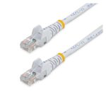 Cable StarTech.com de red Ethernet Cat5e blanco de 5 metros sin enganches, SKU 45PAT5MWH