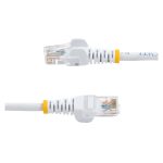 Cable StarTech.com de red Ethernet Cat5e blanco de 5 metros sin enganches, SKU 45PAT5MWH