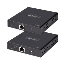 Extensor HDMI 4K 60Hz HDR por cable CAT5/CAT6 de StarTech.com, modelo 4K70IC-EXTEND-HDMI, incluyendo transmisor y receptor HDMI con salida de audio S/PDIF