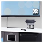 Imagen del Switch Conmutador HDMI StarTech.com de 4 Puertos con soporte 8K a 60Hz y 4K a 120Hz HDR10+. SKU: 4PORT-8K-HDMI-SWITCH.