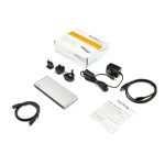 StarTech.com Lector y Grabador USB-C de Tarjetas de Memoria Flash SD con 4 Ranuras, compatibilidad con USB Tipo C, USB 3.1, SD 4.0, modelo 4SD4FCRU31C