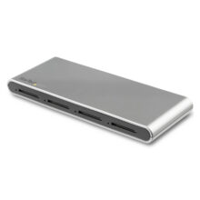 StarTech.com Lector y Grabador USB-C de Tarjetas de Memoria Flash SD con 4 Ranuras, compatibilidad con USB Tipo C, USB 3.1, SD 4.0, modelo 4SD4FCRU31C