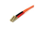 Cable patch de fibra óptica duplex multimodo de 10 metros con conectores LC a LC de StarTech.com, SKU 50FIBLCLC10