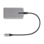 StarTech.com Hub USB-C con 3 Puertos USB-A, USB 3.0 de 5Gbps, alimentado por el bus y red Ethernet RJ45 Gigabit, SKU 5G3AGBB-USB-C-HUB