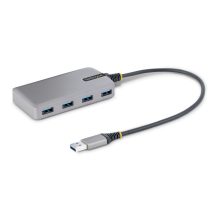Imagen del StarTech.com Hub USB de 4 Puertos, USB 3.0 de 5Gbps, alimentado por el bus con cable de 30cm, modelo SKU 5G4AB-USB-A-HUB.