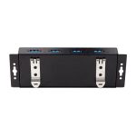 StarTech Hub Industrial USB 3.0 de 5Gbps de 4 Puertos, Concentrador USB con Protección de Picos y Descargas ESD, SKU 5G4AINDNP-USB-A-HUB
