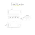 StarTech Hub Industrial USB 3.0 de 5Gbps de 4 Puertos, Concentrador USB con Protección de Picos y Descargas ESD, SKU 5G4AINDNP-USB-A-HUB