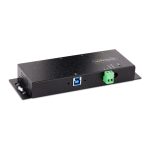 StarTech Hub Industrial USB 3.0 de 5Gbps de 4 Puertos, Concentrador USB con Protección de Picos y Descargas ESD, SKU 5G4AINDNP-USB-A-HUB