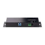 StarTech Hub Industrial USB 3.0 de 5Gbps de 4 Puertos, Concentrador USB con Protección de Picos y Descargas ESD, SKU 5G4AINDNP-USB-A-HUB