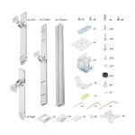 Soporte para monitor StarTech.com 6-MONITOR-ARM-A, tamaño 81,3 cm (32 pulgadas), color blanco, para escritorio