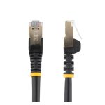 StarTech.com Cable de Red Ethernet CAT6a de 10 metros, compatible con 10 Gigabits, PoE de 100W, Snagless RJ45, SKU 6ASPAT10MBK