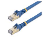 Imagen del StarTech.com Cable Ethernet RJ45 Cat6a Blindado sin Enganche de 1m, Azul, SKU 6ASPAT1MBL